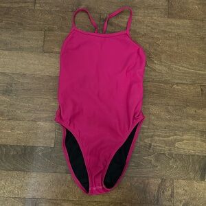 Size 28 jolyn “Brandon 2” onesie, color dragon fruit.